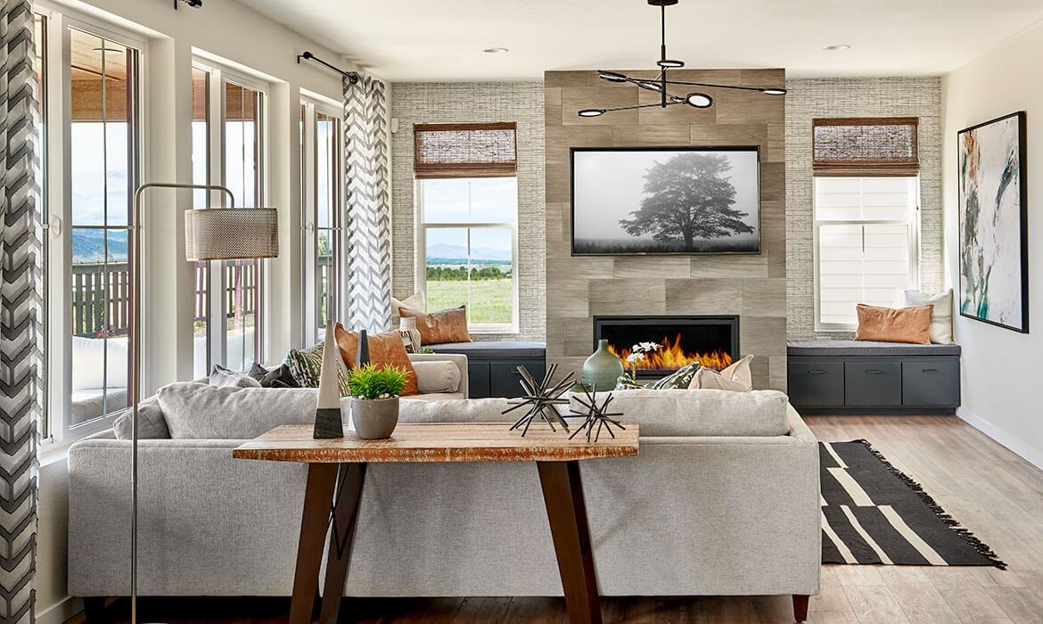 Melody Model - Great Room | Live Solstice CO | A Boutique Community Near Chatfield State Park