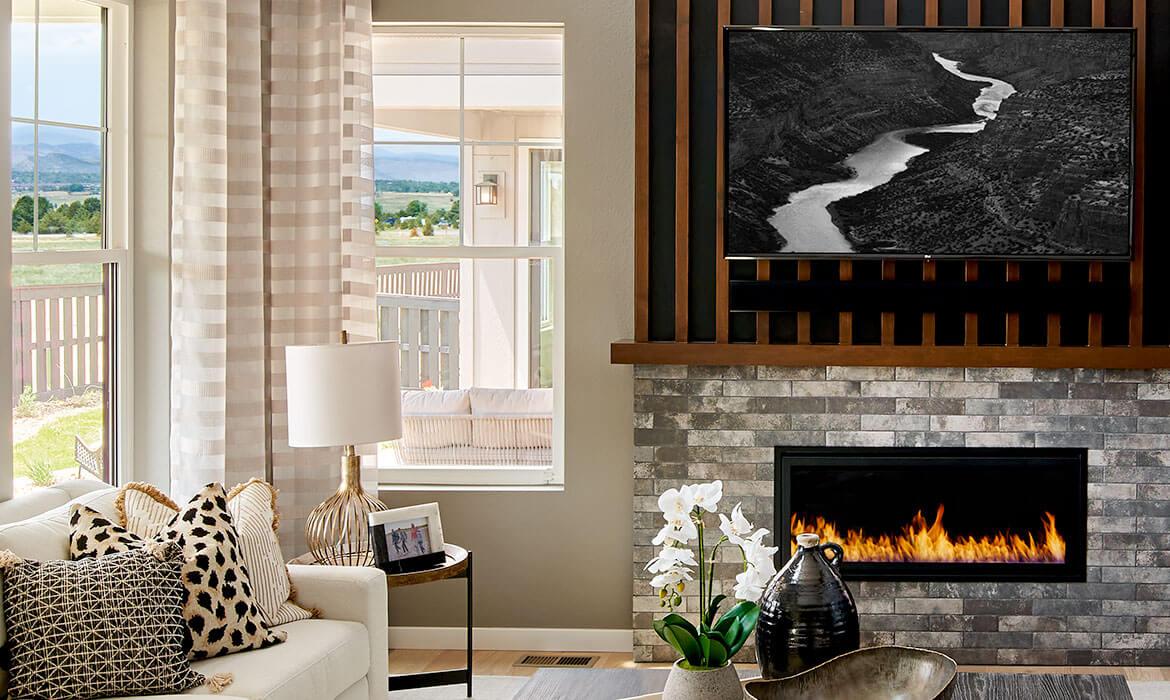 Morningside Model - Fireplace | Stargaze at Solstice | Shea Homes