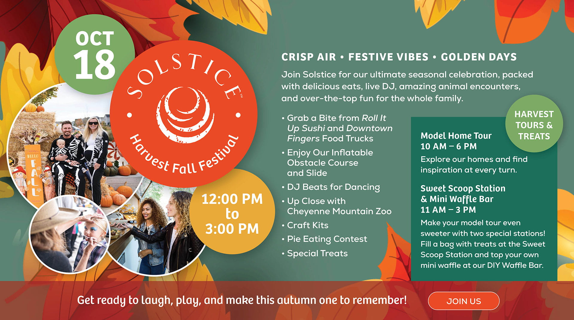 Harvest Fall Festival, 12:00 PM to 3:00 PM October 18th, 2025