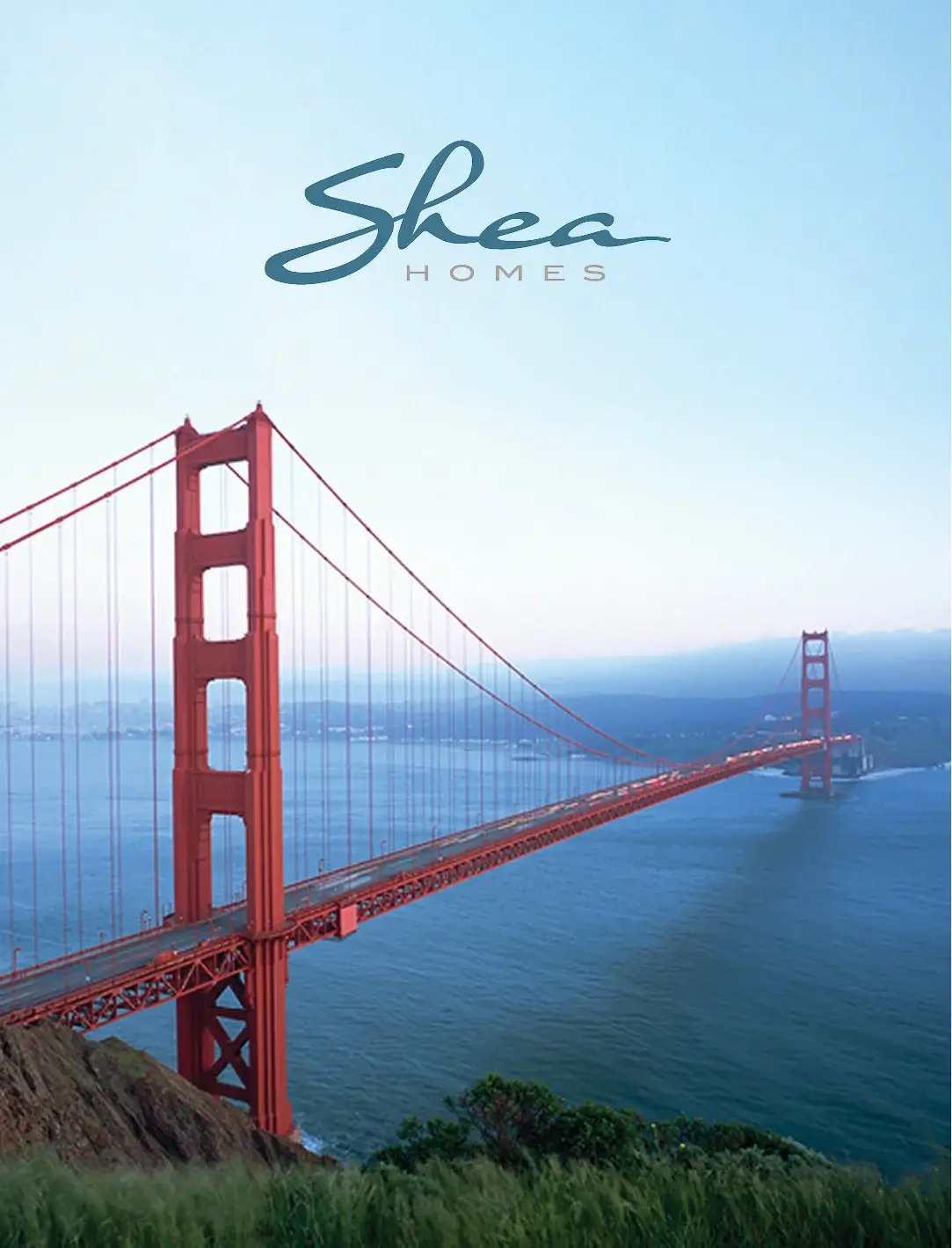 Golden Gate Bridge image representing the Shea Homes legacy of quality craftsmanship and enduring design