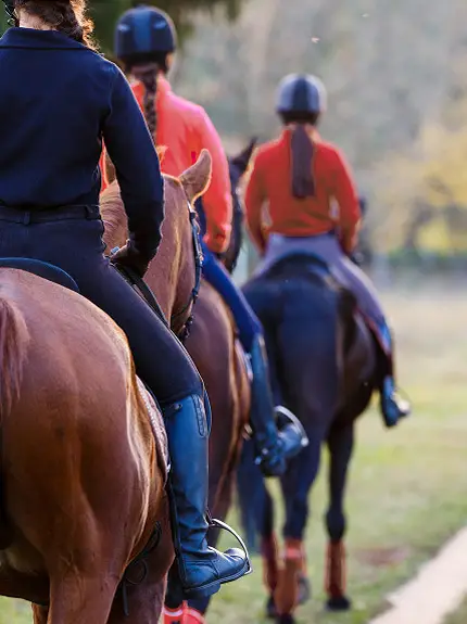 horse riding
